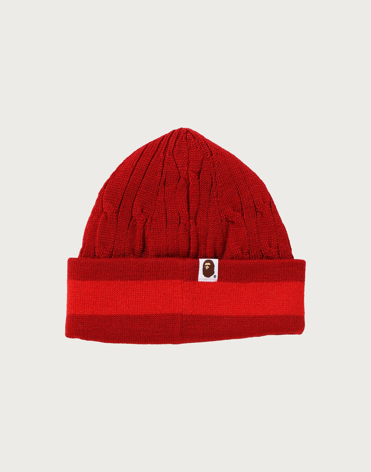 BAPE CABLE KNIT CAP MENS