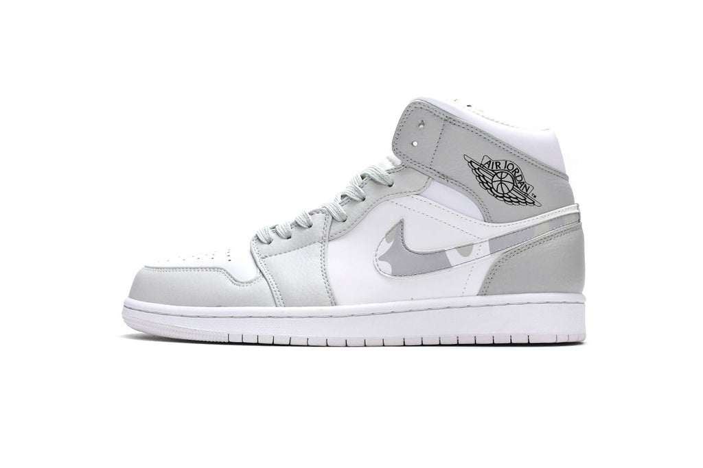 Jordan 1 Mid Camo Grey Reps Sneakers DC9035-100