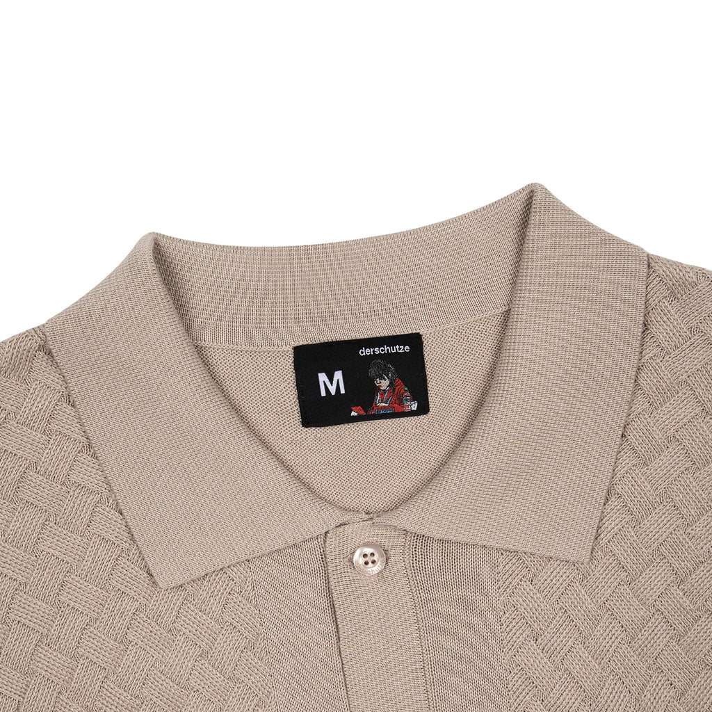 "on air" Polo knit beige