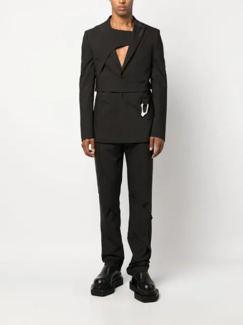 HELIOT EMIL layered-effect single breasted blazer