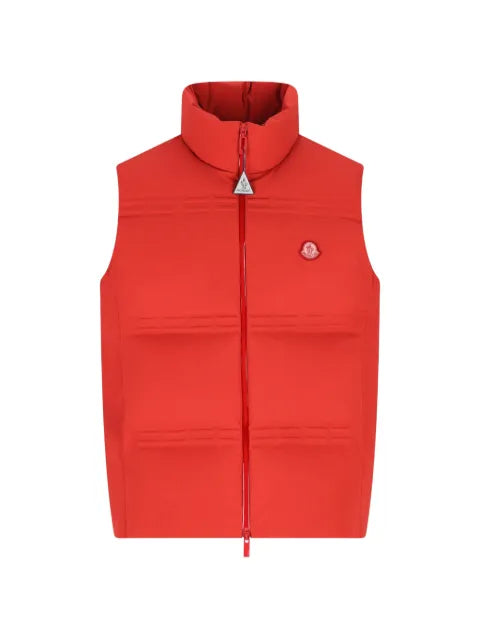 Moncler x A$AP Rocky high-neck logo-patch gilet