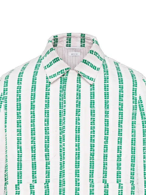 Thom Browne Repp stripe Grosgrain tweed utility jacket