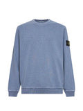 Stone Island 6100034 malfilé fleece 'old' effect regular-fit crewneck sweatshirt