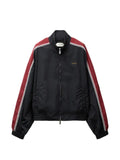 Versace embroidered-logo nylon blouson