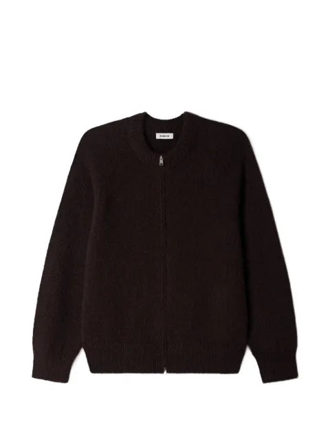 SANDRO zip-up bomber cardigan