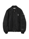Undercover logo-print zip-up jacket