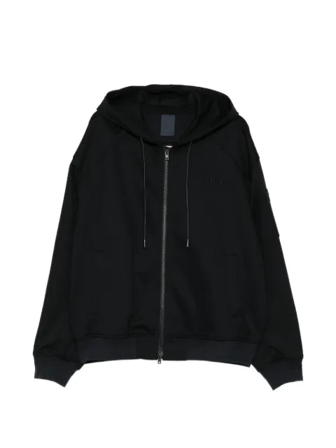 Juun.J zip-up raglan-sleeve hoodie