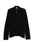 Post Archive Faction zip-up panelled cardigan