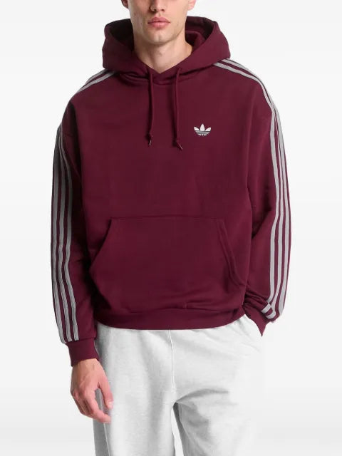 adidas Adicolor Classics 3-Stripes logo-embroidered hoodie