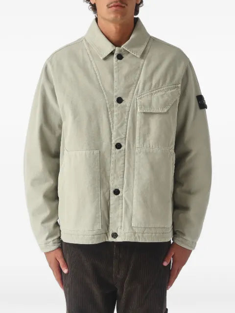 Stone Island 4100048 organic panama cotton 'old' effect