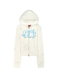 Praying Sims logo-print hoodie