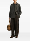 CROQUIS raglan-sleeve panelled shirt jacket