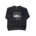 Corteiz "Rules The World" Island Logo Heavyweight Crewneck Sweatshirt - Black