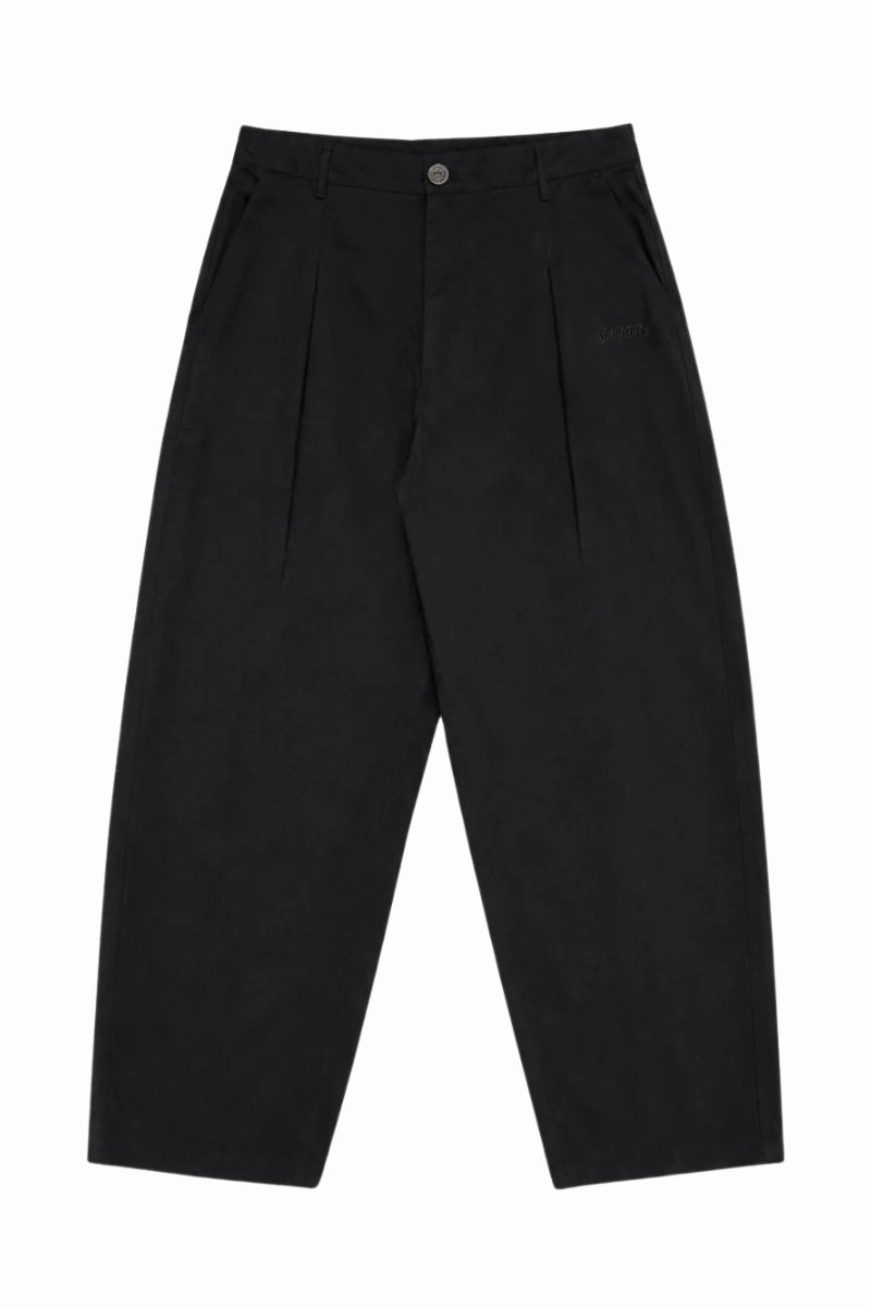 JACKER PLEATED BAGGY PANT Black