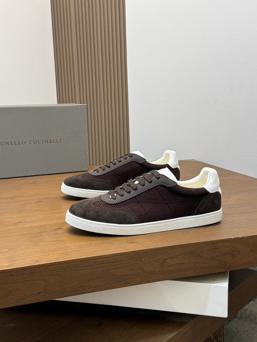 Brunello Cucinelli Men's Low-Top Suede Sneakers