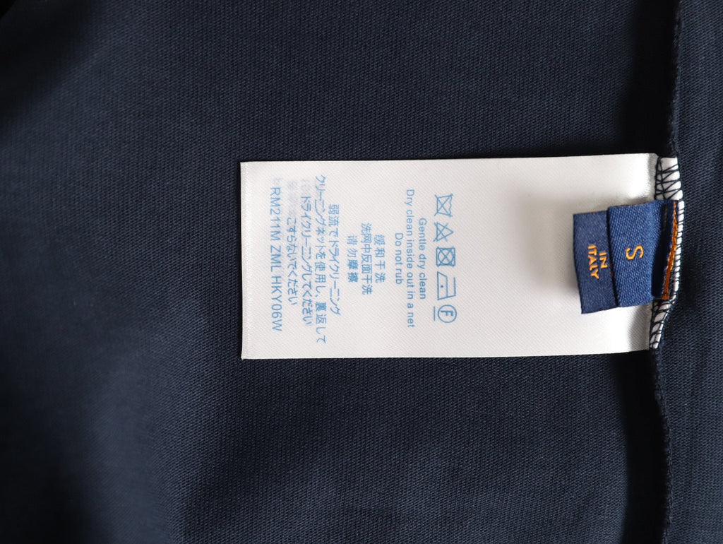 Louis Vuitton Melting Monogram Embroidered T-Shirt - Navy